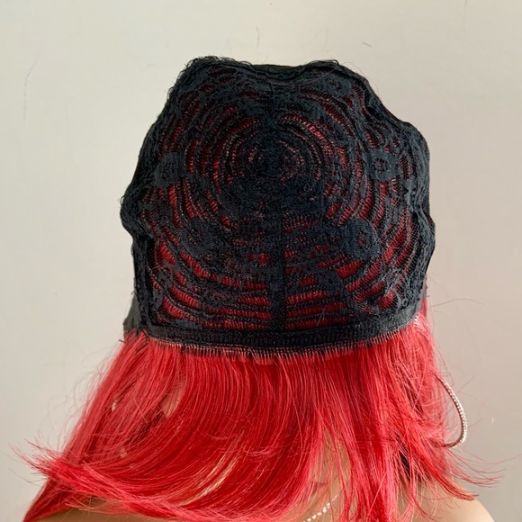 Long Gorgeous Red Wig for Valentines Day or Events - Picture 4 of 10